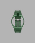 AP x Swatch Link Strap grün vertikale Krone