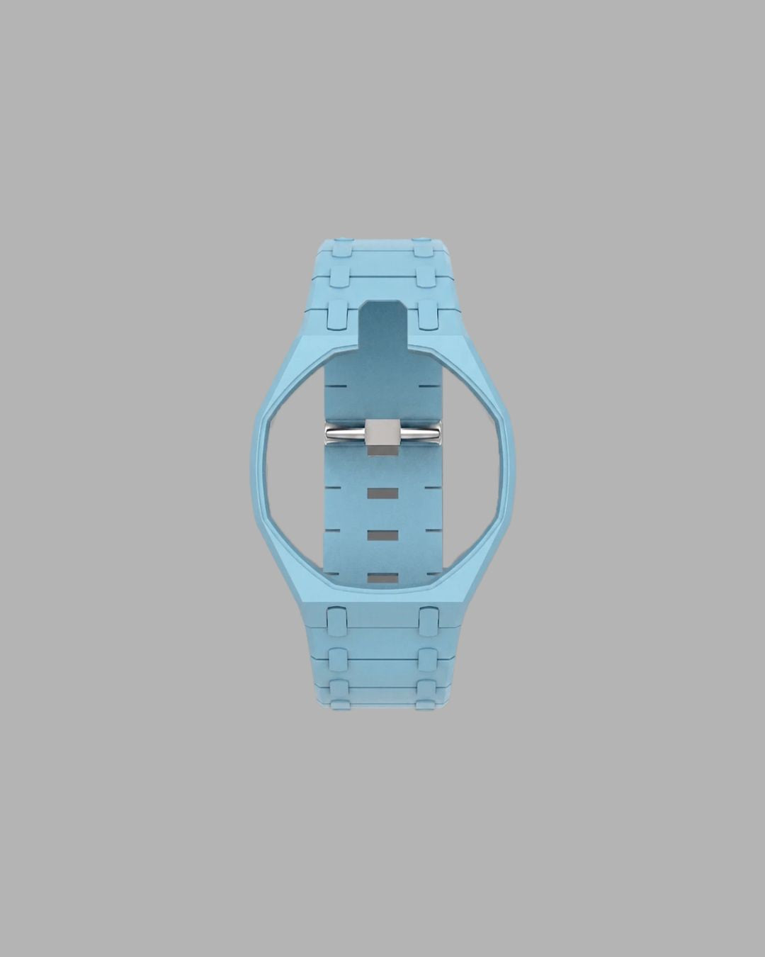 AP x Swatch Link Strap babyblau vertikale Krone