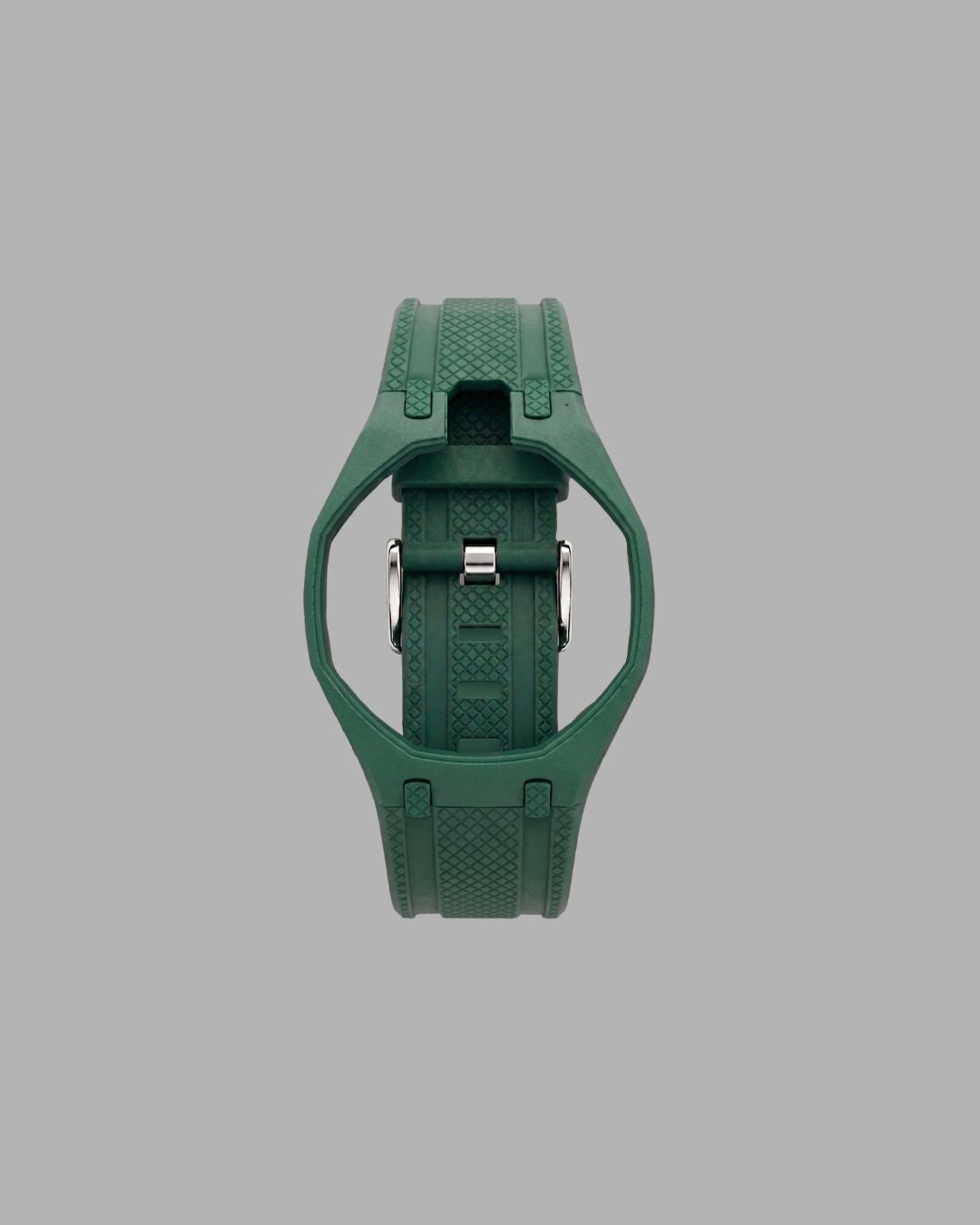 AP x Swatch Sportband grün vertikale Krone